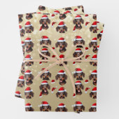 Mini-Dackel-Urlaubspapier Geschenkpapier Set (Beispiel)