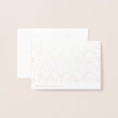 Mini Danke, Foil Card Folienkarte (Rückseite mit Umschlag)