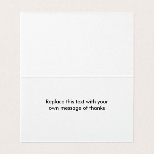 Mini danke Ihnen Karten (Innenseite Aufgefaltet)