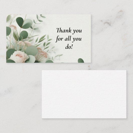 Mini Danki Card Visitenkarte (Vorne/Hinten)