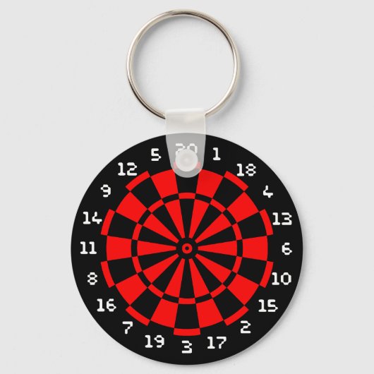 Mini Dartboard Schlüsselanhänger (Vorderseite)
