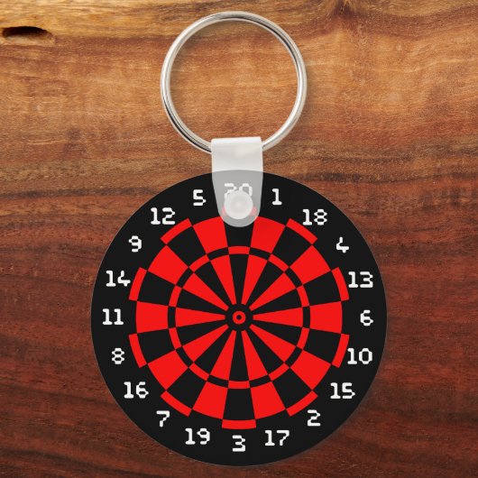 Mini Dartboard Schlüsselanhänger (Vorderseite)