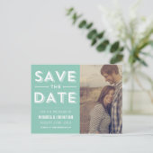 Mini-Design-Foto Save the Date Karten ablegen (Stehend Vorderseite)