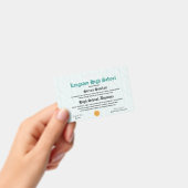 Mini-Diploma - Abzeichen in Packungsgröße Ausweis (Handheld)