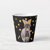Mini Donkey Weihnachten Latte Tasse (Vorderseite)