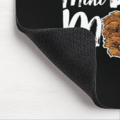 Mini-Doodle-Mutter-Hund süßer girly Hund MamaMini Mousepad (Ecke)