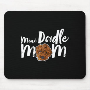 Mini-Doodle-Mutter-Hund süßer girly Hund MamaMini Mousepad