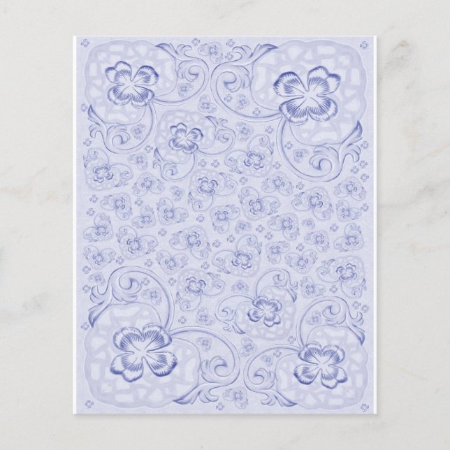 Mini-Doppelpapier Pastellblau (Vorderseite)