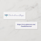 Mini-Dragonfly-Visitenkarten Mini Visitenkarte (Vorne/Hinten)