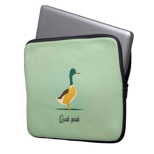 Mini Duck Laptop Case (Vorderseite Links)
