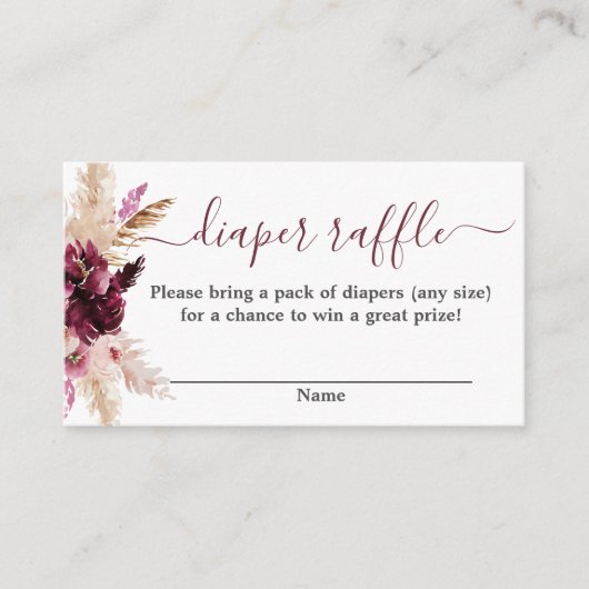 Mini-Duschdiapier Begleitkarte (Vorderseite)