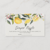 Mini-Dusche-Degustation Begleitkarte (Vorderseite)