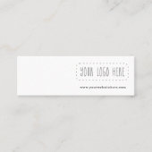 Mini-Earring-Display-Karte Mini Visitenkarte (Vorderseite)