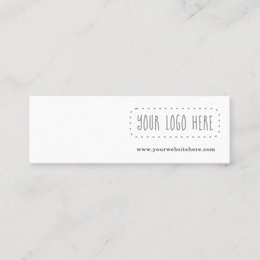 Mini-Earring-Display-Karte Mini Visitenkarte (Vorderseite)