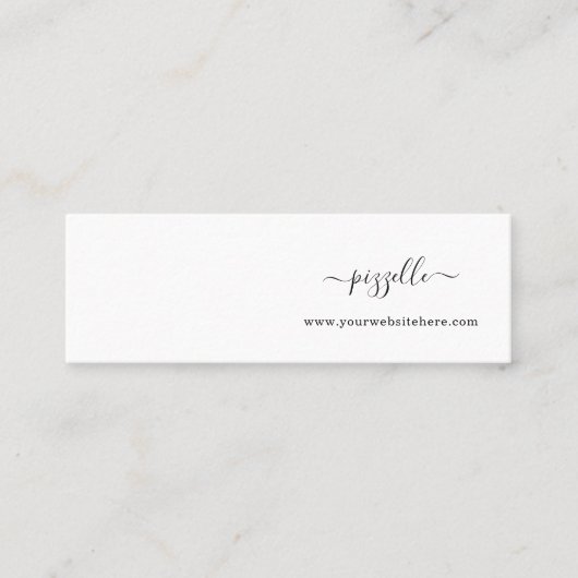 Mini-Earring-Display-Karte Mini Visitenkarte (Vorderseite)