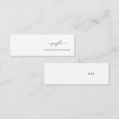 Mini-Earring-Display-Karte Mini Visitenkarte (Vorne/Hinten)