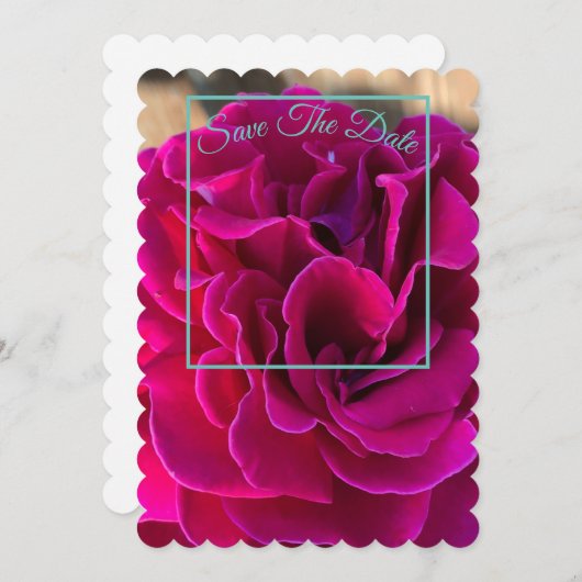 Mini Edition: Save the Date skaliert Einladung (Vorne/Hinten)