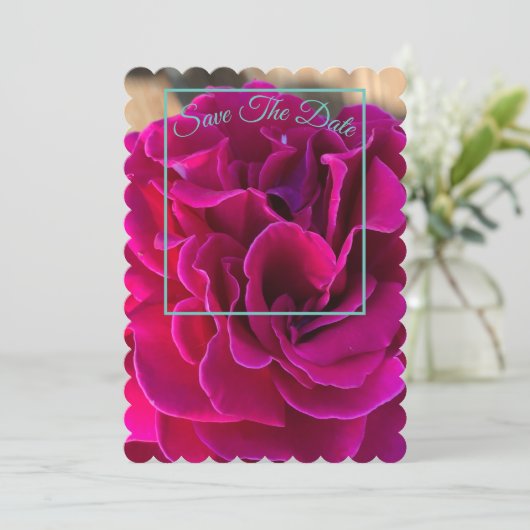 Mini Edition: Save the Date skaliert Einladung (Stehend Vorderseite)