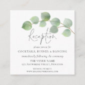 MINI | Einfache Angaben zur Hochzeitsempfehlung fü Begleitkarte (Vorderseite)