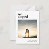 MINI | Einfache Wir haben das Foto der Ankündigung (Vorderseite)