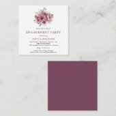 MINI | Einladung der Lila floralen Interessengrupp (Vorne/Hinten)