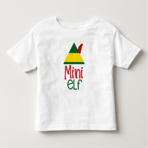 MINI Elf Baby Kinder Weihnachtsurlaub Familienspas Kleinkind T-shirt