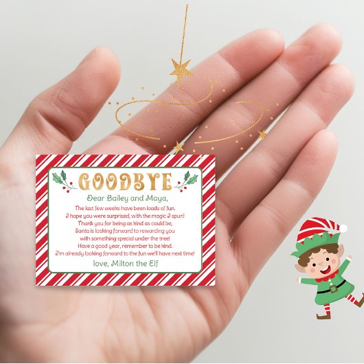 Mini Elf Printable Letters Magical Mini Santa Elf Poster