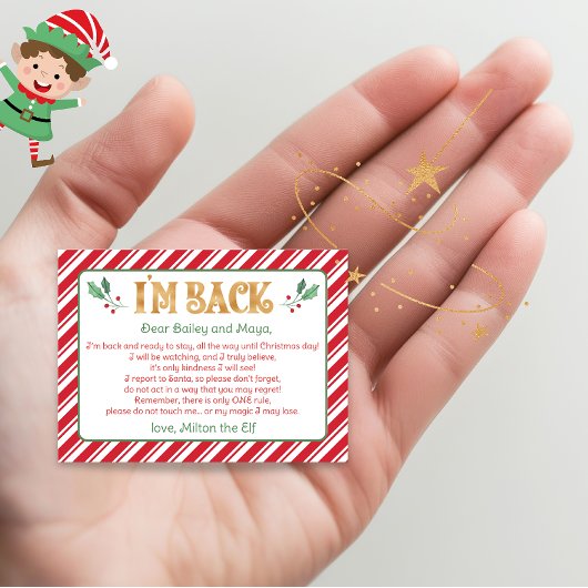 Mini Elf Printable Letters Magical Mini Santa Elf Poster
