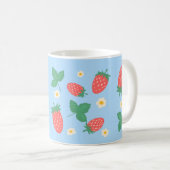Mini-Erdbeerblüte Kaffeetasse (VorderseiteRechts)