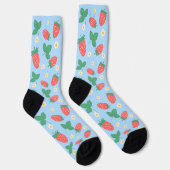 Mini-Erdbeerblüte Socken (Rechts)