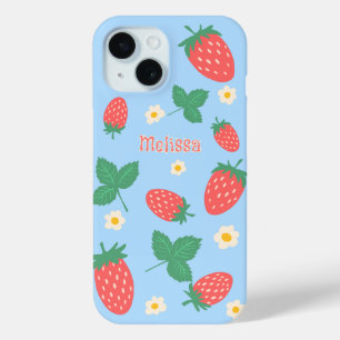 Mini-Erdbeerblüten Personalisiert Case-Mate iPhone Hülle