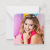 MINI Eucalyptus Foto 21. Danke Mitteilungskarte (Rückseite)