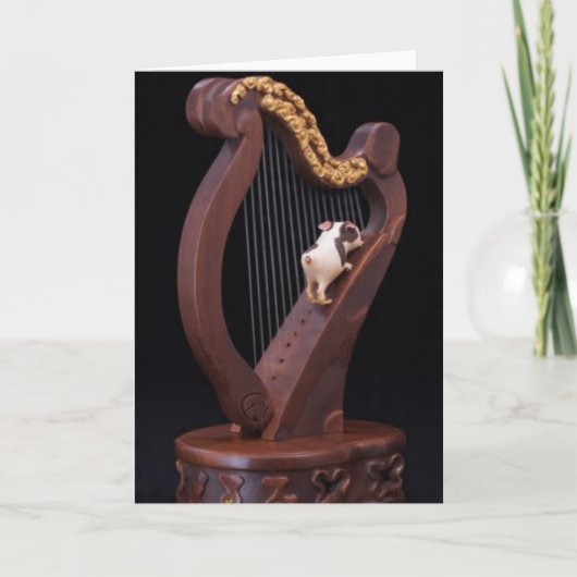 Mini Explorer Harp Greeting Card Karte (Vorderseite)