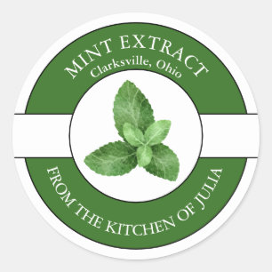 Mini-Extract-Etikett Runder Aufkleber