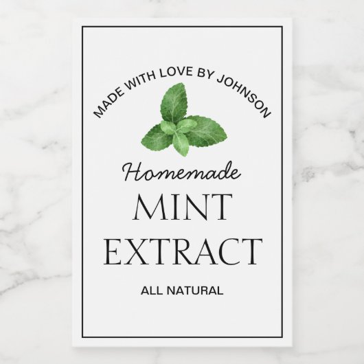 Mini-Extract-Etikett Weinetikett (Einzelnes Label)