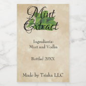 Mini-Extrahieren eines benutzerdefinierten Etikett (Einzelnes Label)