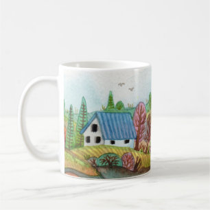 Mini Farmland Lakescape Kaffeetasse