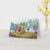 Mini Farmland Lakescape Karte (Gelbe Blume)