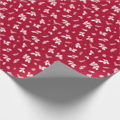 Mini-Ferien-Gründesign Geschenkpapier (Ecke)