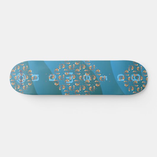 Mini-Fisheboard Skateboard (Horizontal)