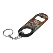 Mini-Flaschenöffner der Renegade Serie mit Schlüss Mini Flaschenöffner (Vorderseite Schrägansicht)