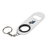 Mini-Flaschenöffner mit Schlüsselanhänger Mini Flaschenöffner (Vorderseite Schrägansicht)