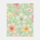 Mini Floral Fleece Blanket (Vorderseite)