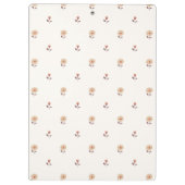 Mini Floral Focus Warm neutral Klemmbrett (Rückseite)