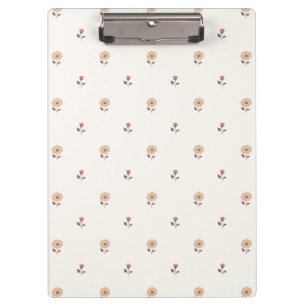 Mini Floral Focus Warm neutral Klemmbrett