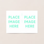 Mini-Folie (3.5 "x5") Folienkarte (Innenseite)