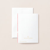 Mini-Folie (3.5 "x5") Folienkarte (Rückseite mit Umschlag)