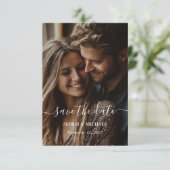 Mini-Foto-Flat-Save the Date-Karte Save The Date (Stehend Vorderseite)