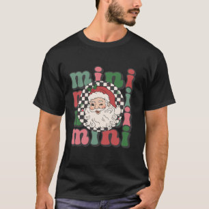 Mini Frohe Weihnachten Weihnachtsfeier Mama Retro T-Shirt