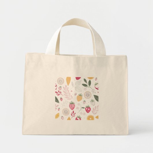 Mini-Fruchtkunst-Tiny-Tasche Mini Stoffbeutel (Vorne)